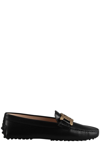 Tod's Kate Commino Chain-link Driving Shoes In Nero