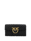 Pinko Love Bag One Wallet Chevron Wallets And Card Holders Black In Q Nero
