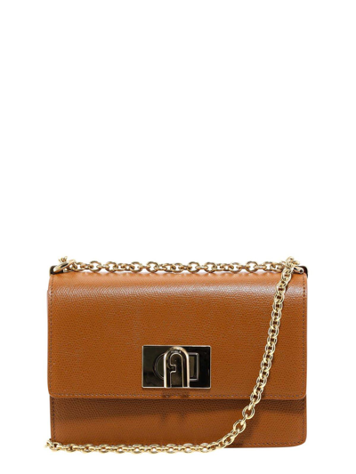 Furla 1927 Mini Crossbody Bag In Cognac