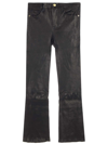 FRAME MID RISE FLARED TROUSERS