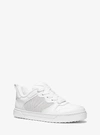 Michael Kors Barett Leather Sneaker In White
