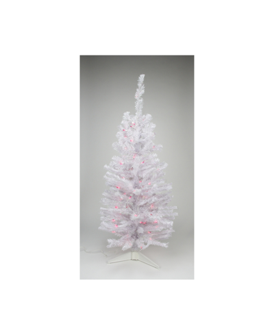 Northlight 3' Pre-lit Iridescent Pine Artificial Christmas Tree With Lights In White