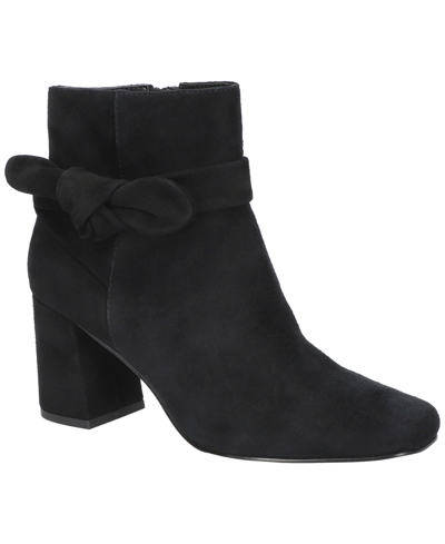 Bella Vita Women's Felicity Ankle Boots In Black Suede Leather