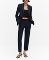 MANGO WOMEN'S FITTED SUIT JACKET