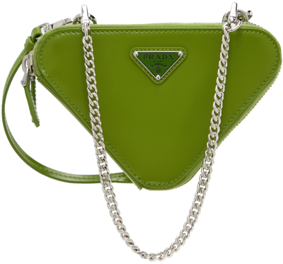 Prada Green Triangle Bag