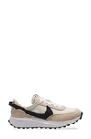 Nike Women's Waffle Debut Shoes In White/phantom/baroque Brown