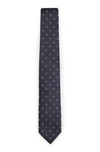 HUGO BOSS SILK-JACQUARD TIE WITH DETAILED PATTERN