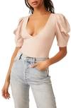 FREE PEOPLE FREE PEOPLE VA VA VOOP PUFF SLEEVE BODYSUIT