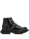 Alexander Mcqueen Ankle Boots In Black