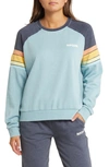 Rip Curl Surf Revival Colorblock Sweatshirt In Navy