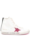 Golden Goose Gwf00113f00470611540 Francy Sneaker In Cream/fuxsia/black