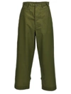 Kenzo Straight Fit Pants In Green
