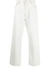 Kenzo Suisen Straight-leg Jeans In Blue