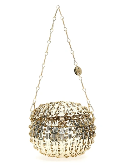 Paco Rabanne 1969 Ball Chain Shoulder Bag In Gold