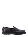 Tod's Leather Moccasin With Mask In Black