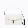 Botkier Trigger Flap Small Leather Satchel In White