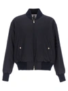 THOM BROWNE 4 BAR CASUAL JACKETS, PARKA BLUE