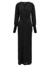 Rotate Birger Christensen Black Long Maxi Dress