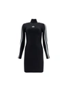 Balenciaga X Adidas Logo Mockneck Minidress