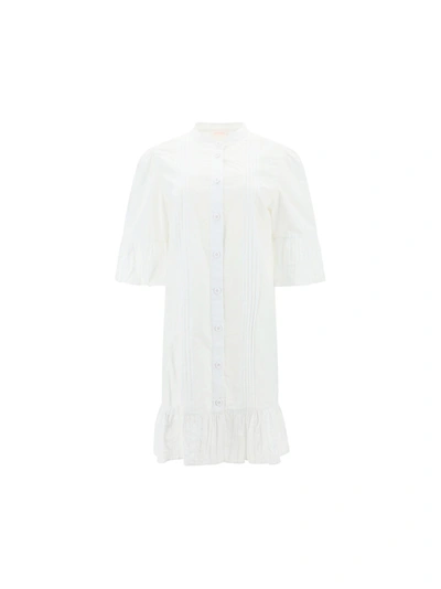 See By Chloé Chemisier Dress In Whit