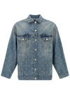 Givenchy Button-up Oversized Denim Jacket