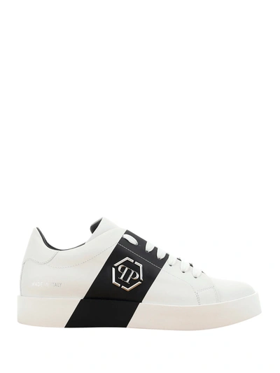 Philipp Plein Hexagon Sneakers In White