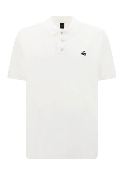 Moose Knuckles Polo Shirt In White