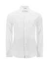 Michael Kors Cotton Stretch Botanical Print Slim Fit Button Down Shirt