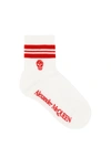 Alexander Mcqueen Skull Print Socks