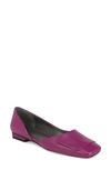 Sarto By Franco Sarto Tracy Square Toe Half D'orsay Flat In Raspberry