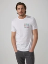 Frank + Oak Crayon "Pocket" Modal-Cotton T-Shirt In Bright White,100160