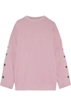 Y/PROJECT OVERSIZED FRENCH COTTON-BLEND TERRY SWEATSHIRT