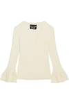 BOUTIQUE MOSCHINO RIBBED WOOL SWEATER
