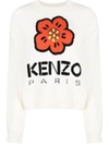 KENZO KENZO BOKE FLOWER-JACQUARD SWEATER