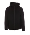 Woolrich Pacific Jacket In Tech Softshell In Black