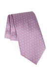 ERMENEGILDO ZEGNA CHEVRON SILK TIE