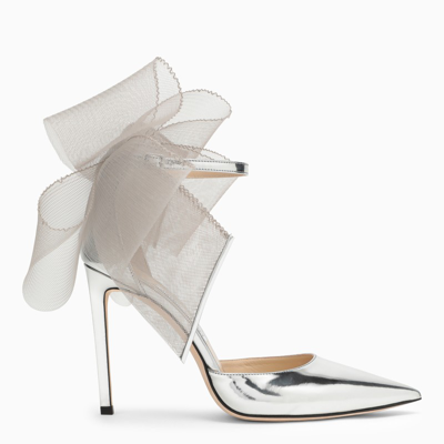 Jimmy Choo Averly Heeled Sandals In Silver