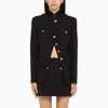 Alexander Mcqueen Alexander Mc Queen Single Breasted Navy Wool Jacket In Blue