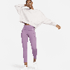 Nike Women's Universa Medium-support High-waisted 7/8 Leggings With Pockets In Purple