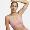 Nike Women's Swoosh Light Support Non-padded Sports Bra In Pink