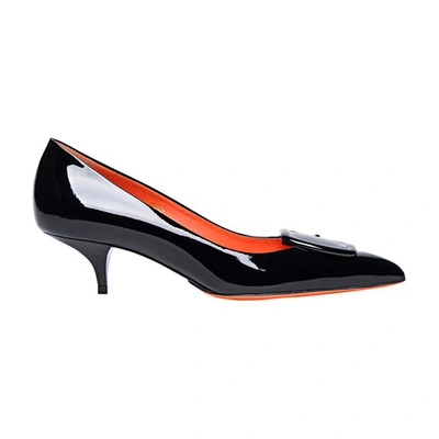 Santoni Patent Leather Courts In N01