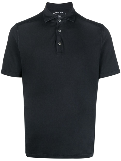 Fedeli Klassisches Poloshirt In Black