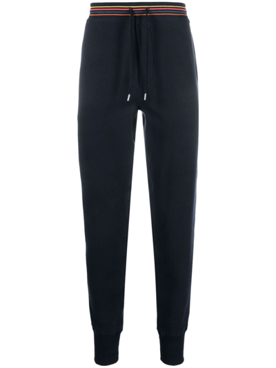 PAUL SMITH STRIPE-TRIM TRACK PANTS