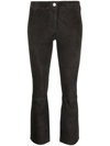ARMA CROPPED-LEG LEATHER TROUSERS