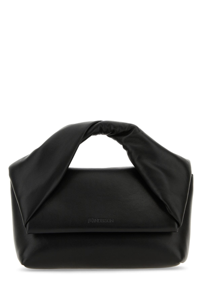 Jw Anderson J.w. Anderson Black Leather Medium Twister Bag