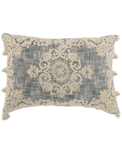 Lr Home Medallion Bordered Throw Pillow