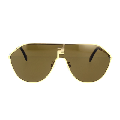 Fendi Sunglasses In Gold