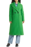 Bcbgeneration Longline Coat In Kelly Green
