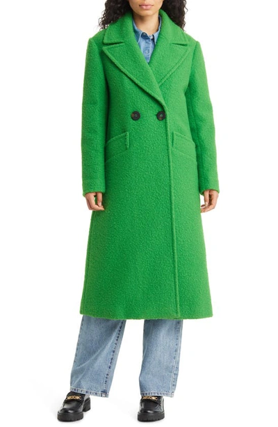 Bcbgeneration Longline Coat In Kelly Green