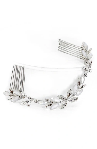 Brides And Hairpins Monroe Halo Comb In Silver